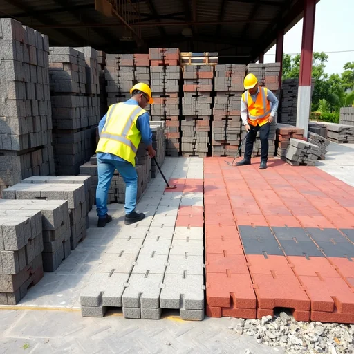 Paving Block Berbentuk Bantul