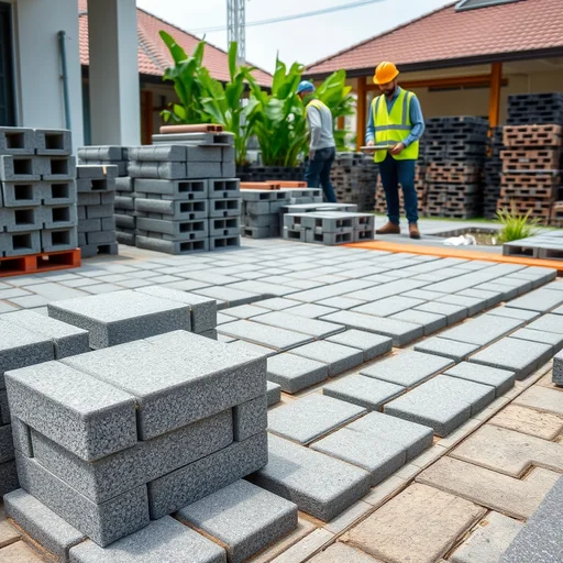 Paving Block Depan Rumah Klaten