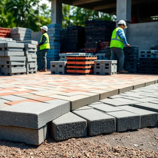 Paving Block Segitiga Bantul