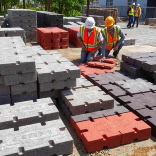 Pemasangan Grass Block Bantul
