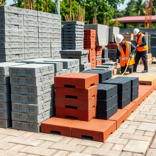 Potongan Paving Block Klaten