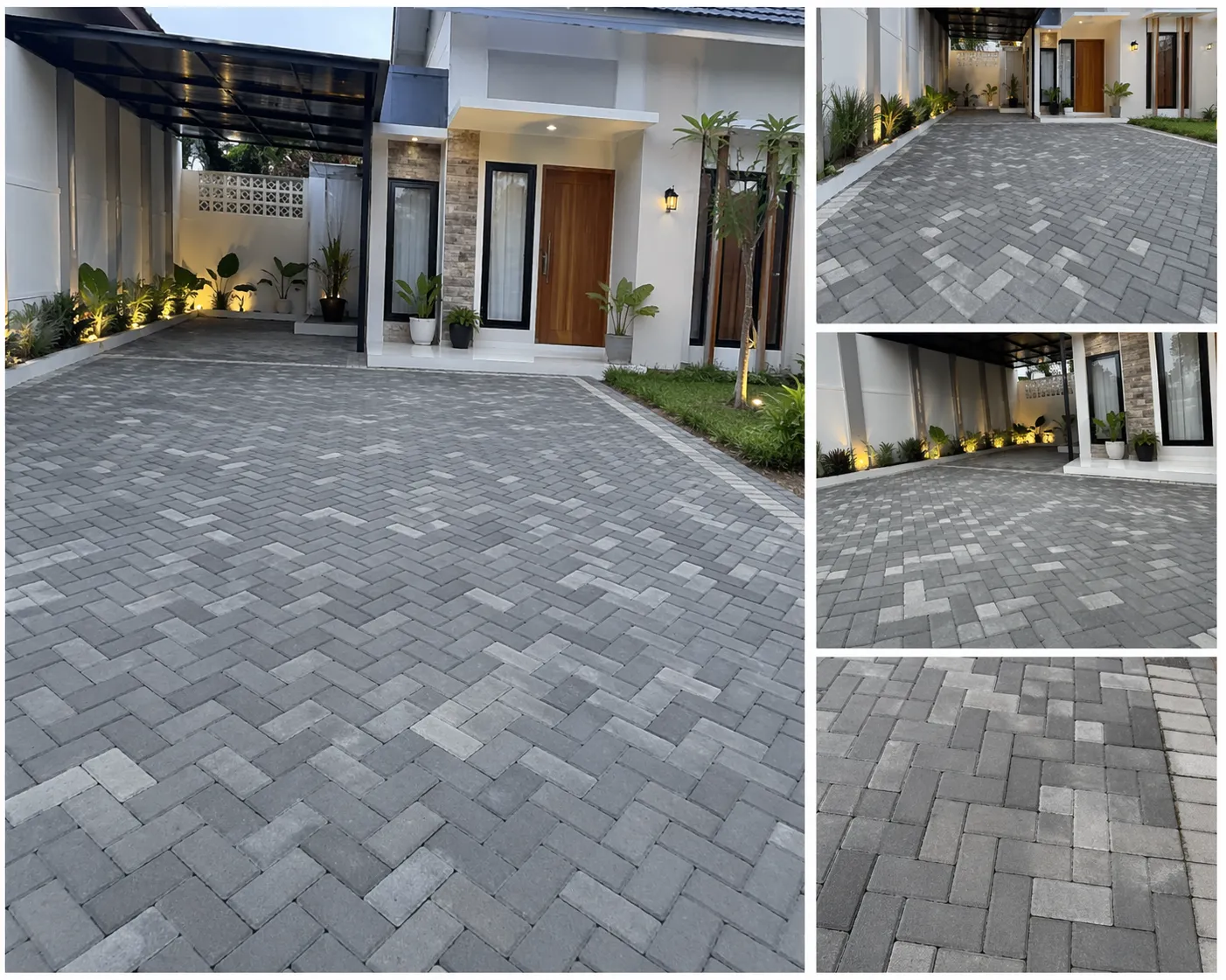 Pemasangan Paving Block Halaman Rumah Minimalis di Sleman